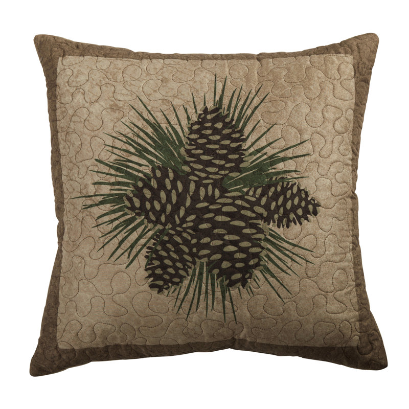 Millwood Pines Harjo Pine Cone Throw Pillow Wayfair